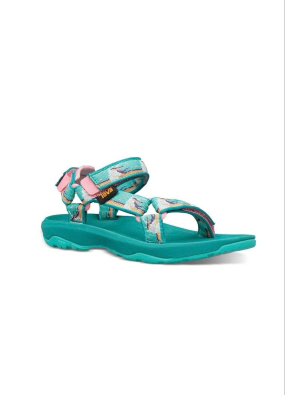 Teva Hurricane XLT2 Youth Sandals Unicorn Teal Pink Size 2 Kids NWT